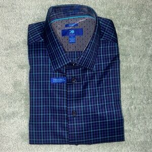 ⭐️NEW⭐️NWT EGARA Plaid Sport Dress Shirt